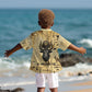 Apis Kid Hawaiian Shirt Ancient Egyptian Papyrus Map, Egyptian Crown Bull Illustration - African Pride