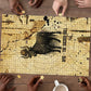 Apis Puzzle Ancient Egyptian Papyrus Map, Egyptian Crown Bull Illustration - African Pride