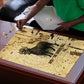 Apis Puzzle Ancient Egyptian Papyrus Map, Egyptian Crown Bull Illustration - African Pride