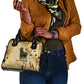 Apis Shoulder Handbag Ancient Egyptian Papyrus Map, Egyptian Crown Bull Illustration - African Pride