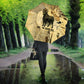 Apis Umbrella Ancient Egyptian Papyrus Map, Egyptian Crown Bull Illustration - African Pride