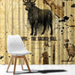 Apis Window Curtain Ancient Egyptian Papyrus Map, Egyptian Crown Bull Illustration - African Pride