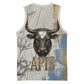 Apis Ancient Egyptian Basketball Jersey with Beige-Gray Hieroglyphic, Ornate Bull Head, and Gold-Blue Typography - African Pride