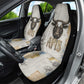 Apis Ancient Egyptian Car Seat Cover with Beige-Gray Hieroglyphic, Ornate Bull Head, and Gold-Blue Typography - African Pride