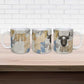 Apis Ancient Egyptian Ceramic Mug with Beige-Gray Hieroglyphic, Ornate Bull Head, and Gold-Blue Typography - African Pride