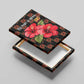 Uganda Canvas Wall Art - Hibiscus Flower Pattern and The Pearl of Africa Text