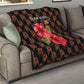 Uganda Quilt - Hibiscus Flower Pattern and The Pearl of Africa Text