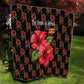 Uganda Quilt - Hibiscus Flower Pattern and The Pearl of Africa Text