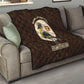 Uganda Quilt - Grey Crowned Crane and Tribal Pattern Spirit of Uganda Theme
