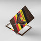 Uganda Canvas Wall Art - Crested Crane and Rise and Shine Tribal Pattern Design