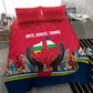 Central African Republic Bedding Set Red Blue Green Tribal Design - African Pride
