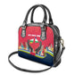 Central African Republic Shoulder Handbag Red Blue Green Tribal Design - African Pride