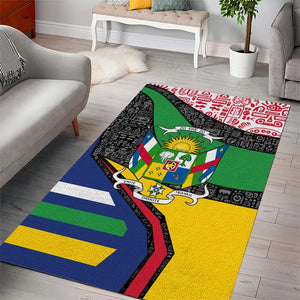 Central African Republic Area Rug Multicolor Tribal Design - African Pride