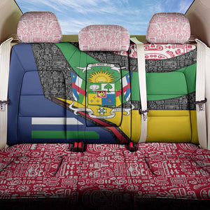 Central African Republic Back Car Seat Cover Multicolor Tribal Design - African Pride