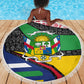 Central African Republic Beach Blanket Multicolor Tribal Design - African Pride