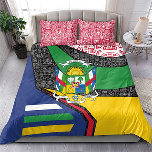 Central African Republic Bedding Set Multicolor Tribal Design - African Pride