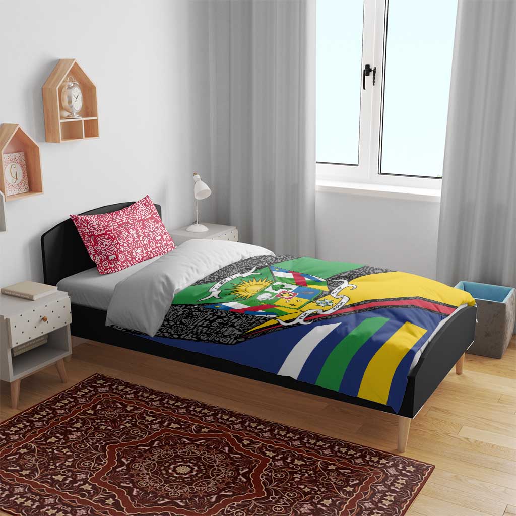 Central African Republic Bedding Set Multicolor Tribal Design - African Pride