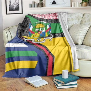 Central African Republic Blanket Multicolor Tribal Design - African Pride