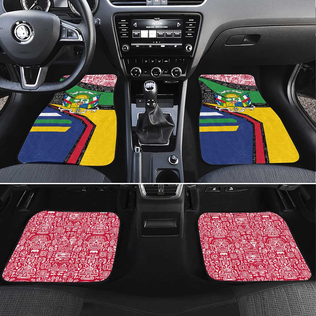 Central African Republic Car Mats Multicolor Tribal Design - African Pride