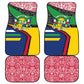 Central African Republic Car Mats Multicolor Tribal Design - African Pride