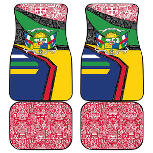 Central African Republic Car Mats Multicolor Tribal Design - African Pride