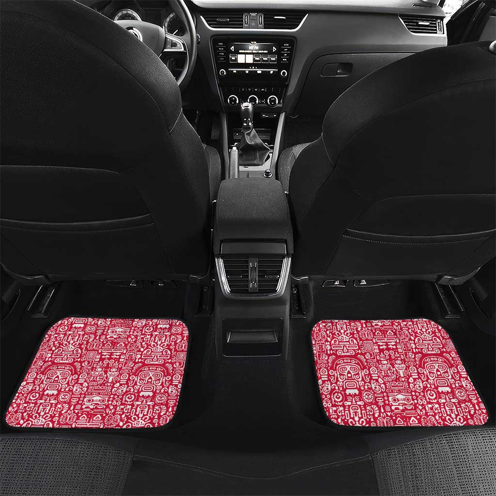 Central African Republic Car Mats Multicolor Tribal Design - African Pride