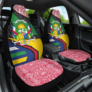 Central African Republic Car Seat Cover Multicolor Tribal Design - African Pride