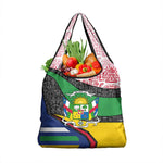 Central African Republic Grocery Bag Multicolor Tribal Design - African Pride