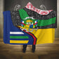 Central African Republic Hooded Blanket Multicolor Tribal Design - African Pride