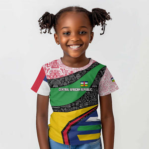 Central African Republic Kid T shirt Multicolor Tribal Design - African Pride