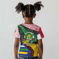 Central African Republic Kid T shirt Multicolor Tribal Design - African Pride