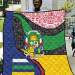 Central African Republic Quilt Multicolor Tribal Design - African Pride