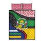 Central African Republic Quilt Bed Set Multicolor Tribal Design - African Pride