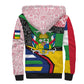 Central African Republic Sherpa Hoodie Multicolor Tribal Design - African Pride