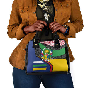 Central African Republic Shoulder Handbag Multicolor Tribal Design - African Pride