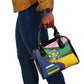 Central African Republic Shoulder Handbag Multicolor Tribal Design - African Pride