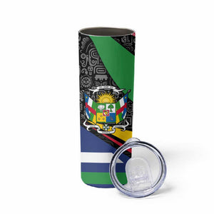 Central African Republic Skinny Tumbler Multicolor Tribal Design - African Pride