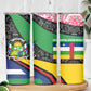 Central African Republic Skinny Tumbler Multicolor Tribal Design - African Pride