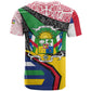 Central African Republic T shirt Multicolor Tribal Design - African Pride