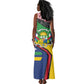 Central African Republic Tank Maxi Dress Multicolor Tribal Design - African Pride