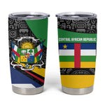 Central African Republic Tumbler Cup Multicolor Tribal Design - African Pride