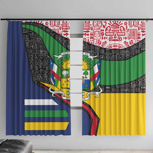 Central African Republic Window Curtain Multicolor Tribal Design - African Pride