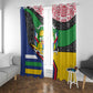 Central African Republic Window Curtain Multicolor Tribal Design - African Pride