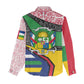 Central African Republic Women Casual Shirt Multicolor Tribal Design - African Pride