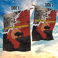 Central African Republic Garden Flag Red Black Nature Design and Buffalo - African Pride