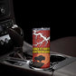 Central African Republic Skinny Tumbler Red Black Nature Design and Buffalo - African Pride