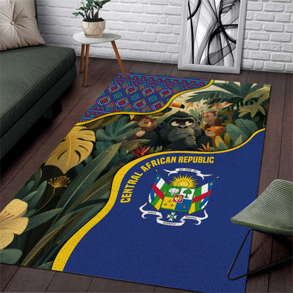 Central African Republic Area Rug Jungle Animal - African Pride