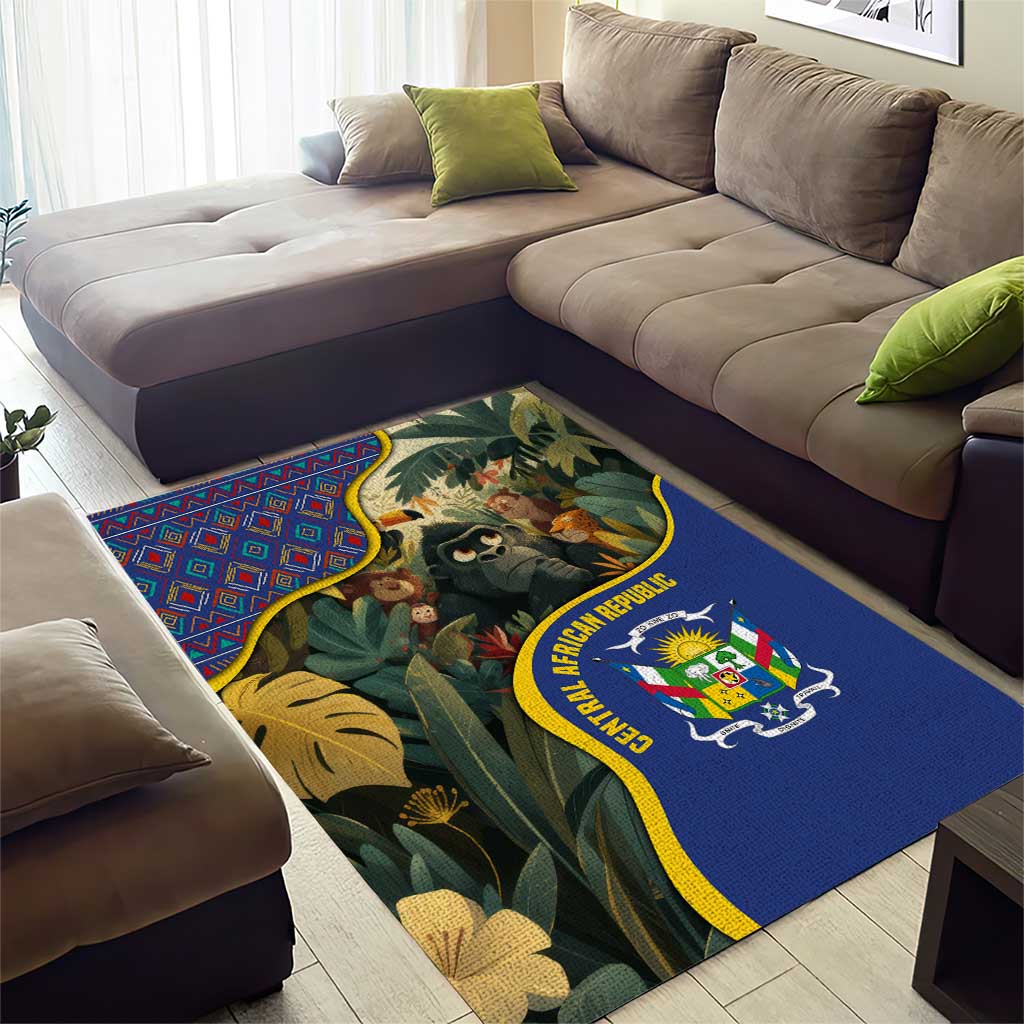 Central African Republic Area Rug Jungle Animal - African Pride