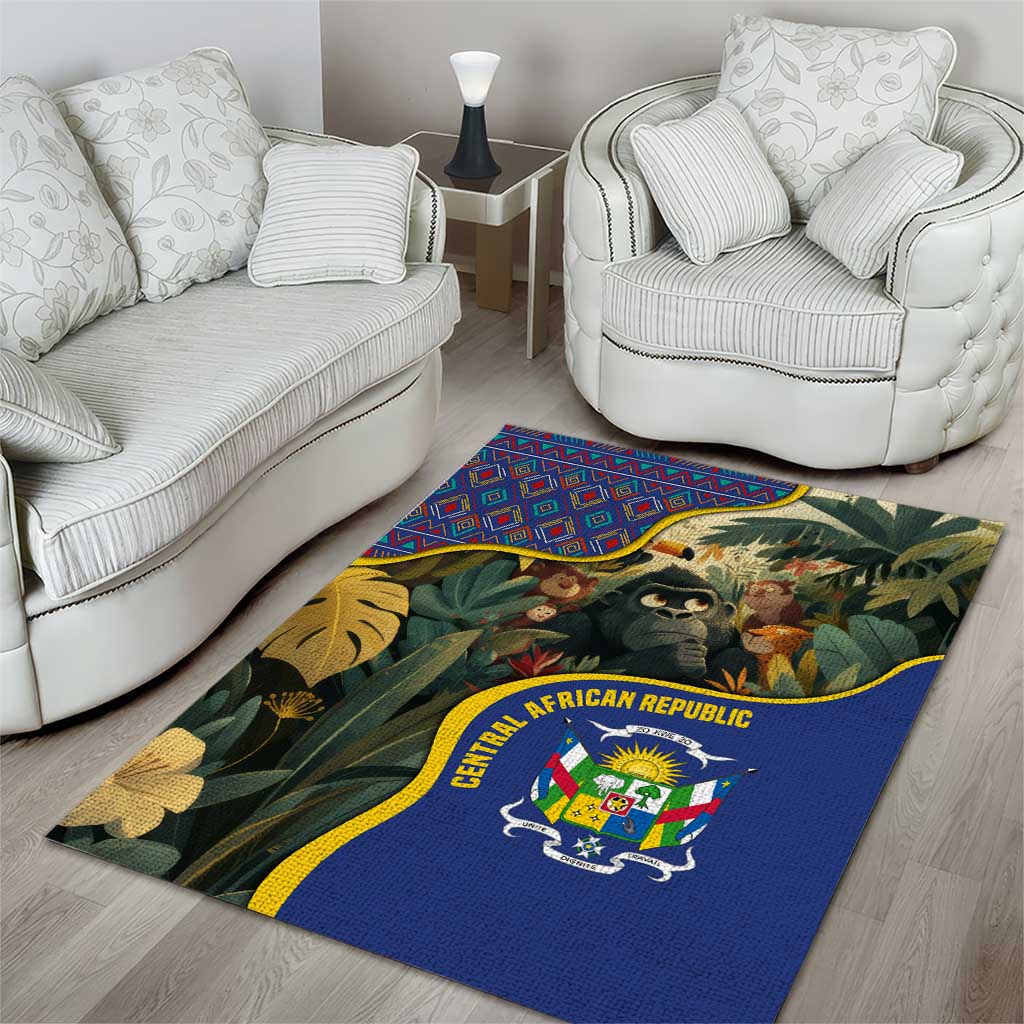 Central African Republic Area Rug Jungle Animal - African Pride