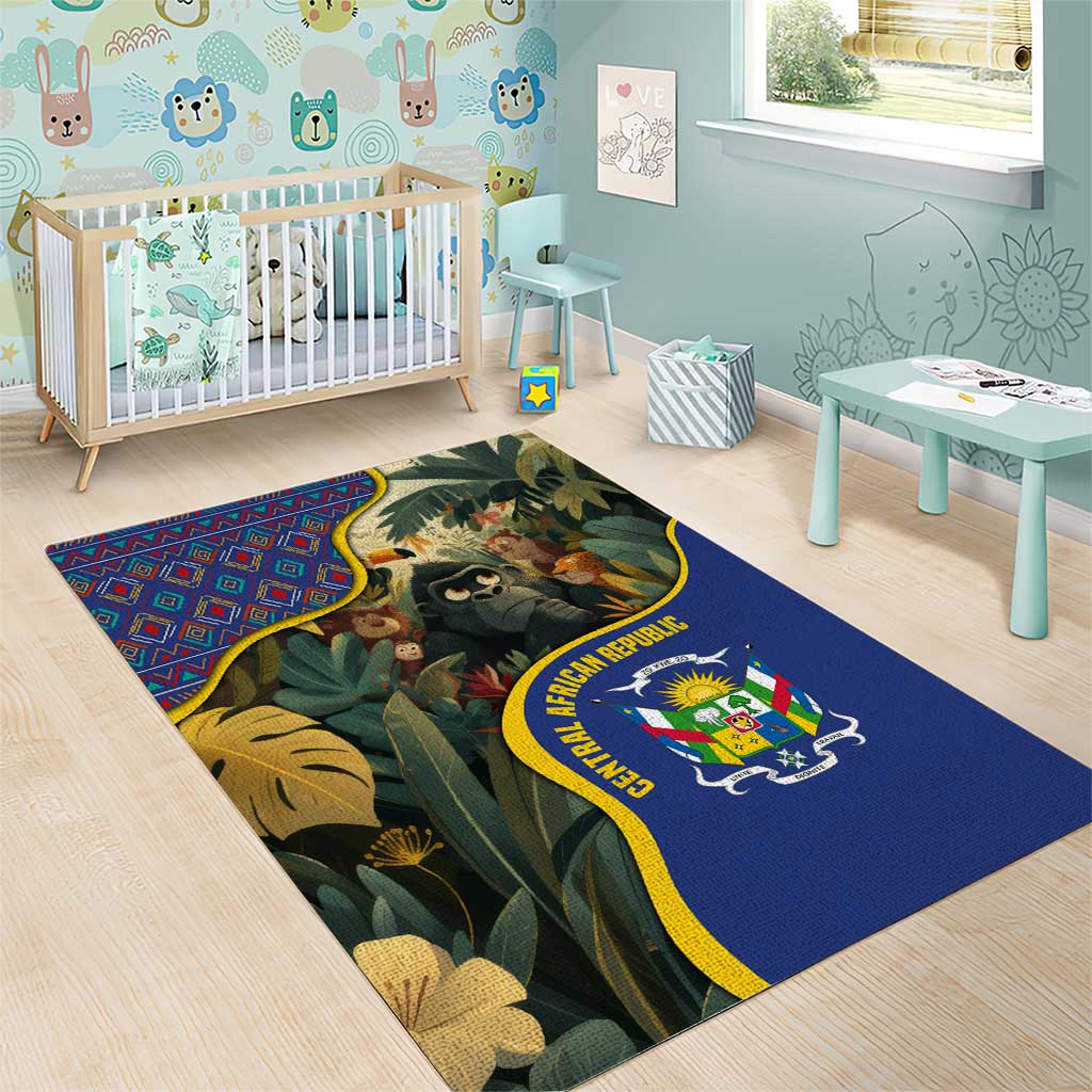 Central African Republic Area Rug Jungle Animal - African Pride